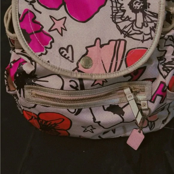 Coach | Bags | Floral Print Backpack | Poshmark display picture 1